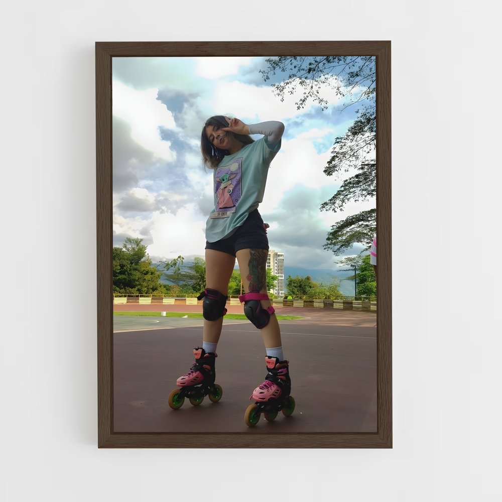 Poster Ride & Glide – affiche Roller (vue 5)